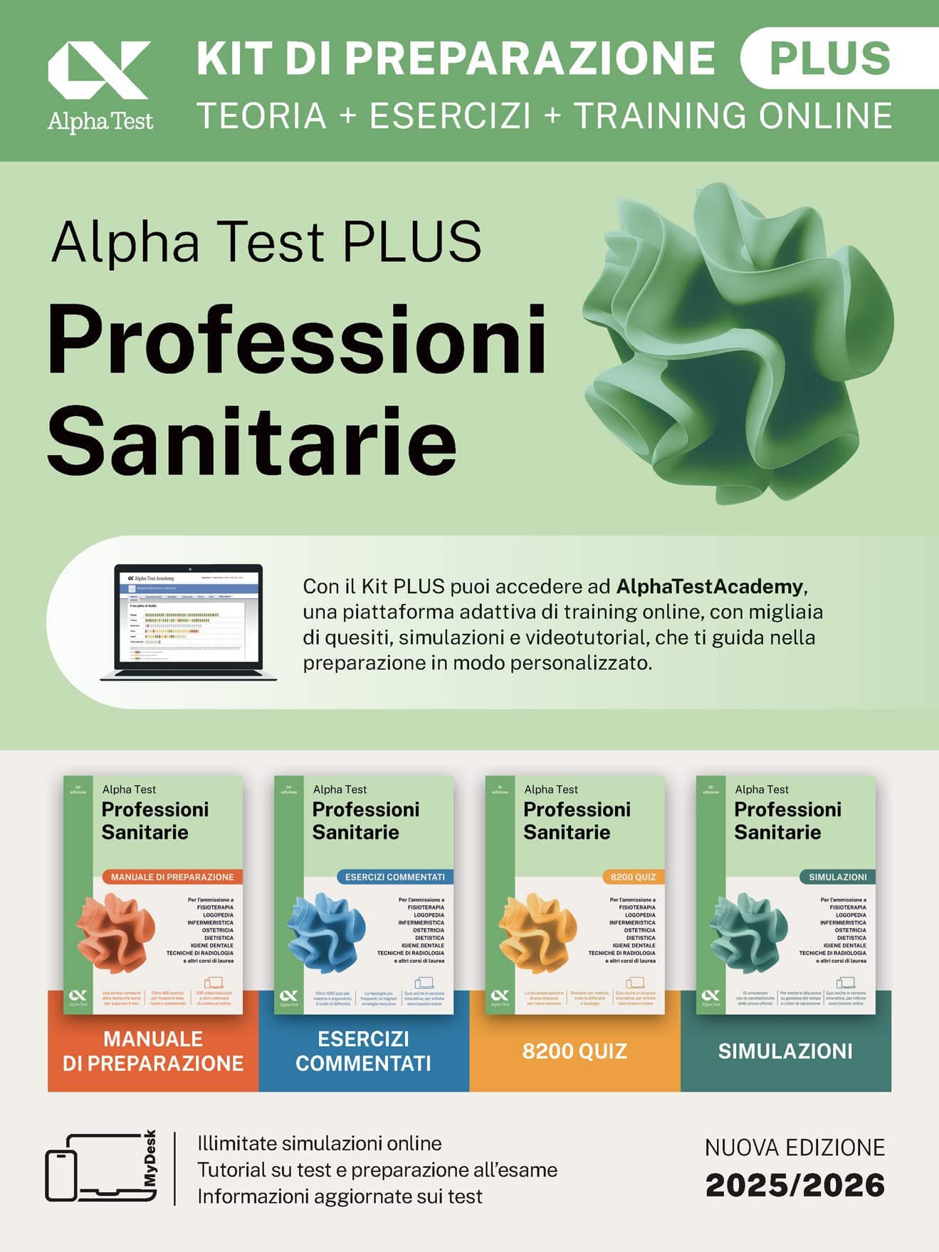 Alpha Test Plus Professioni Sanitarie - Kit di preparazione Plus