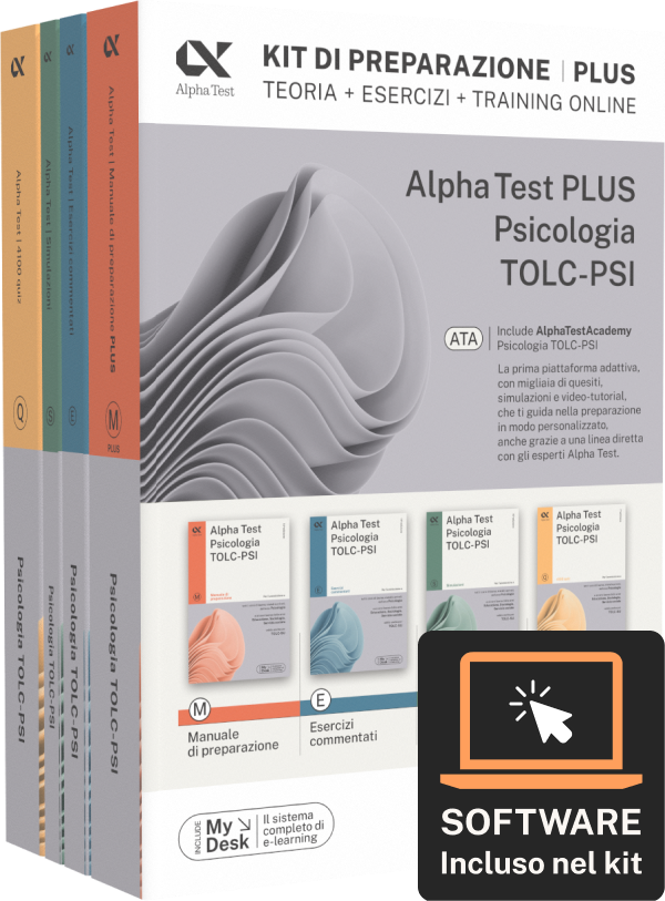 Alpha Test Plus Psicologia TOLC-PSI - Kit di preparazione Plus