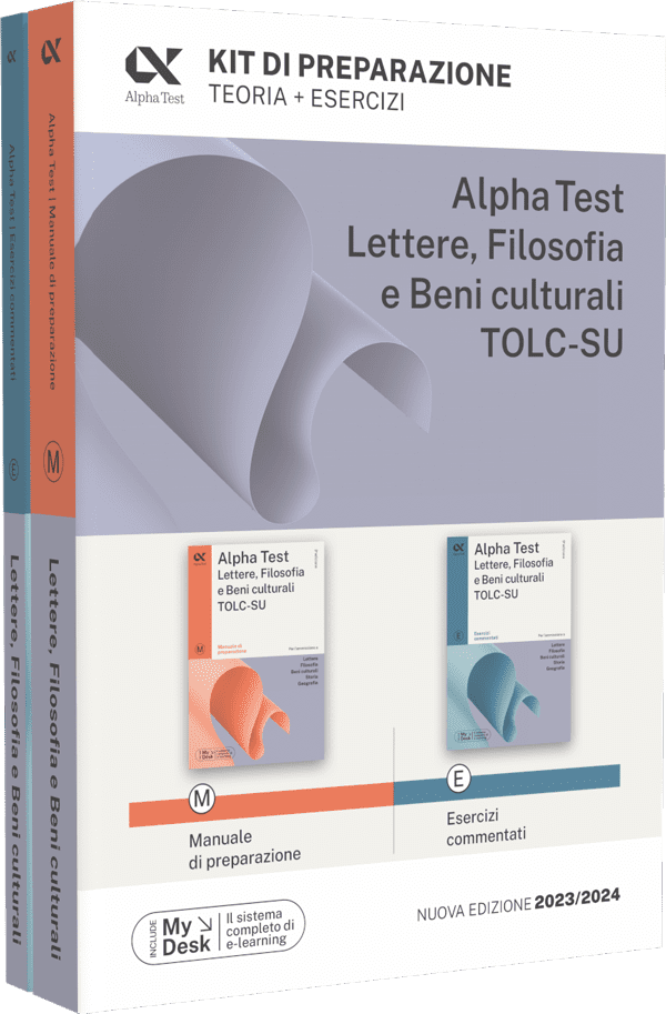 Alpha Test Lettere, Filosofia e Beni culturali TOLC-SU - Kit di preparazione